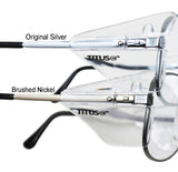 Titus G77 Premium Metal Frame Aviator Z87+ Safety Glasses w/Side Shield
