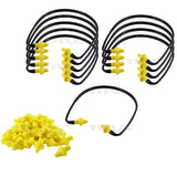 Titus U-Band - Over Ear Reusable Banded Ear Plugs - Yellow & Black