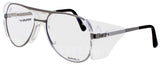 Titus G77 Premium Metal Frame Aviator Z87+ Safety Glasses w/Side Shield