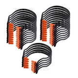 Titus Contoured U-Band - Over Ear Reuseable Banded Ear Plugs - Orange & Black