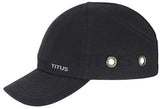 TITUS Lightweight Safety Bump Cap - Baseball Style Protective Hat (Black)