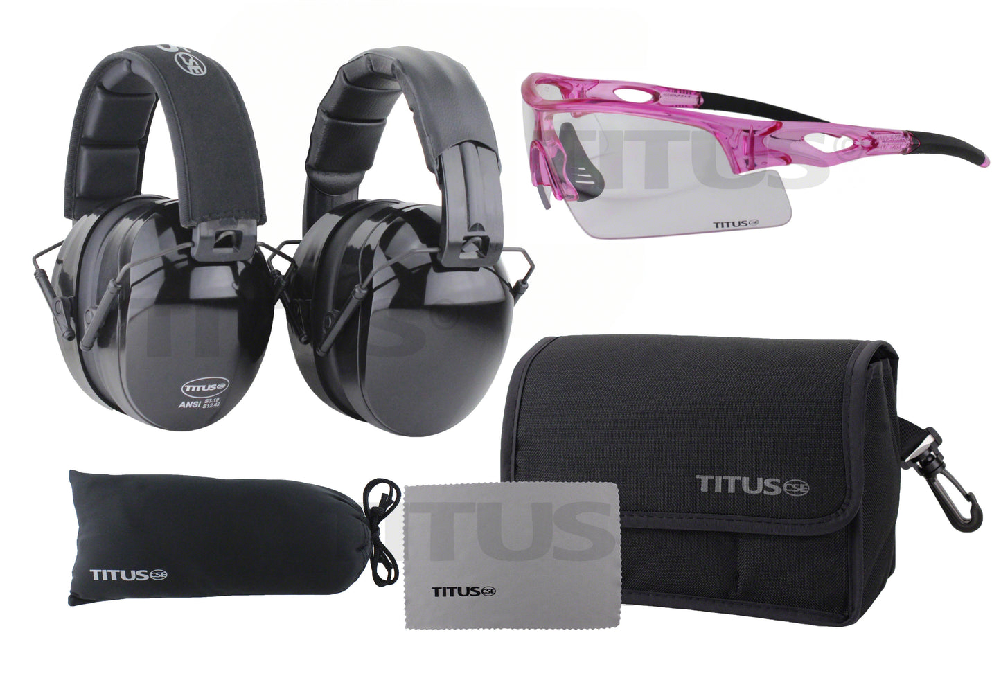 Titus Triple Black B4 and G20 Glasses Combo Set
