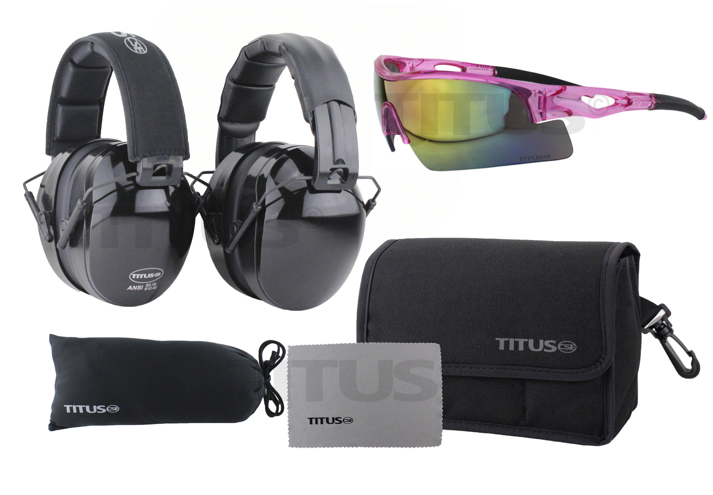 Titus Triple Black B4 and G20 Glasses Combo Set