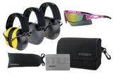 Titus Onyx 37 / G20 Highest NRR Hearing Protection PPE Earmuffs Safety Glasses