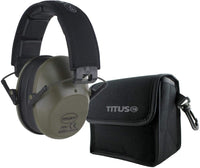 TITUS Low-Profile High Decibel NRR Safety Earmuffs
