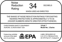 TITUS Low-Profile High Decibel NRR Safety Earmuffs