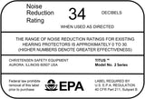 TITUS Low-Profile High Decibel NRR Safety Earmuffs