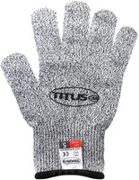 TITUS Cut Resistant Gloves Level 5 Protection EN388 Certified, Food Safety Kitchen Cuts