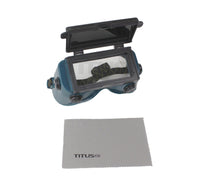 Titus A Frame Industrial Quality Welding Goggles Quick Lift Flip-front IR Green #11 filter lens