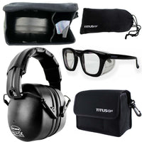 TITUS CSE 37NRR Onyx Earmuff Combo Kit