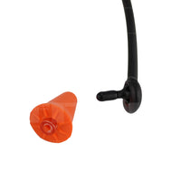 Titus Contoured U-Band - Over Ear Reuseable Banded Ear Plugs - Orange & Black