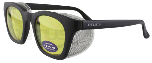 TITUS G12 Retro Style Safety Glasses Soft Folding Stainless Steel Mesh OR Color Matched Side Shield (Copy)