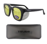 Titus Retro Style Safety Glasses with Side Shield