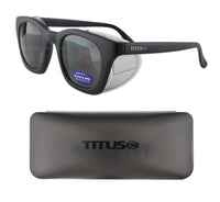 Titus Retro Style Safety Glasses with Side Shield