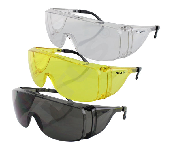 Titus G13 - Fit over Rx glasses (OTG) ANSI Z87 rated safety glasses