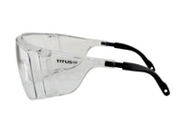 Titus G13 - Fit over Rx glasses (OTG) ANSI Z87 rated safety glasses