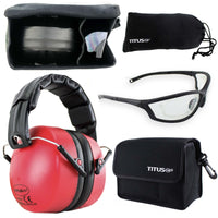 TITUS CSE 37NRR Onyx Earmuff Combo Kit