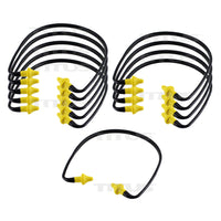 Titus U-Band - Over Ear Reusable Banded Ear Plugs - Yellow & Black