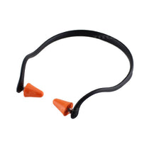 Titus Contoured U-Band - Over Ear Reuseable Banded Ear Plugs - Orange & Black